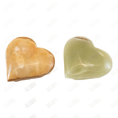Hand Carved Onyx Marble Heart - Home Decor