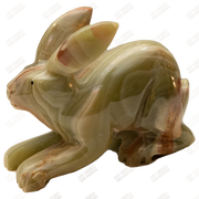 Hand Carved Onyx Rabbit - Bunny Onyx