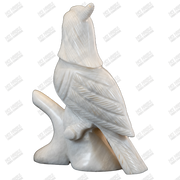 Hand Carved Onyx Parrots